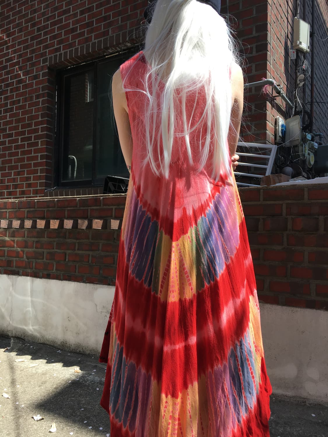 히피 선셋 타이다이 원피스 상품이미지2