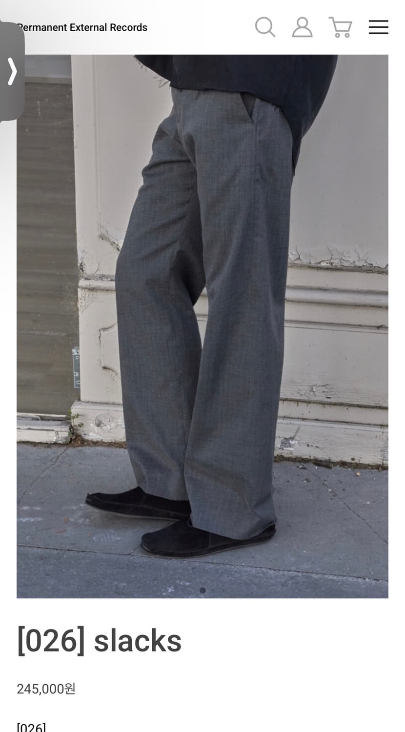 Mudule slacks 4 size 새제품  상품이미지1