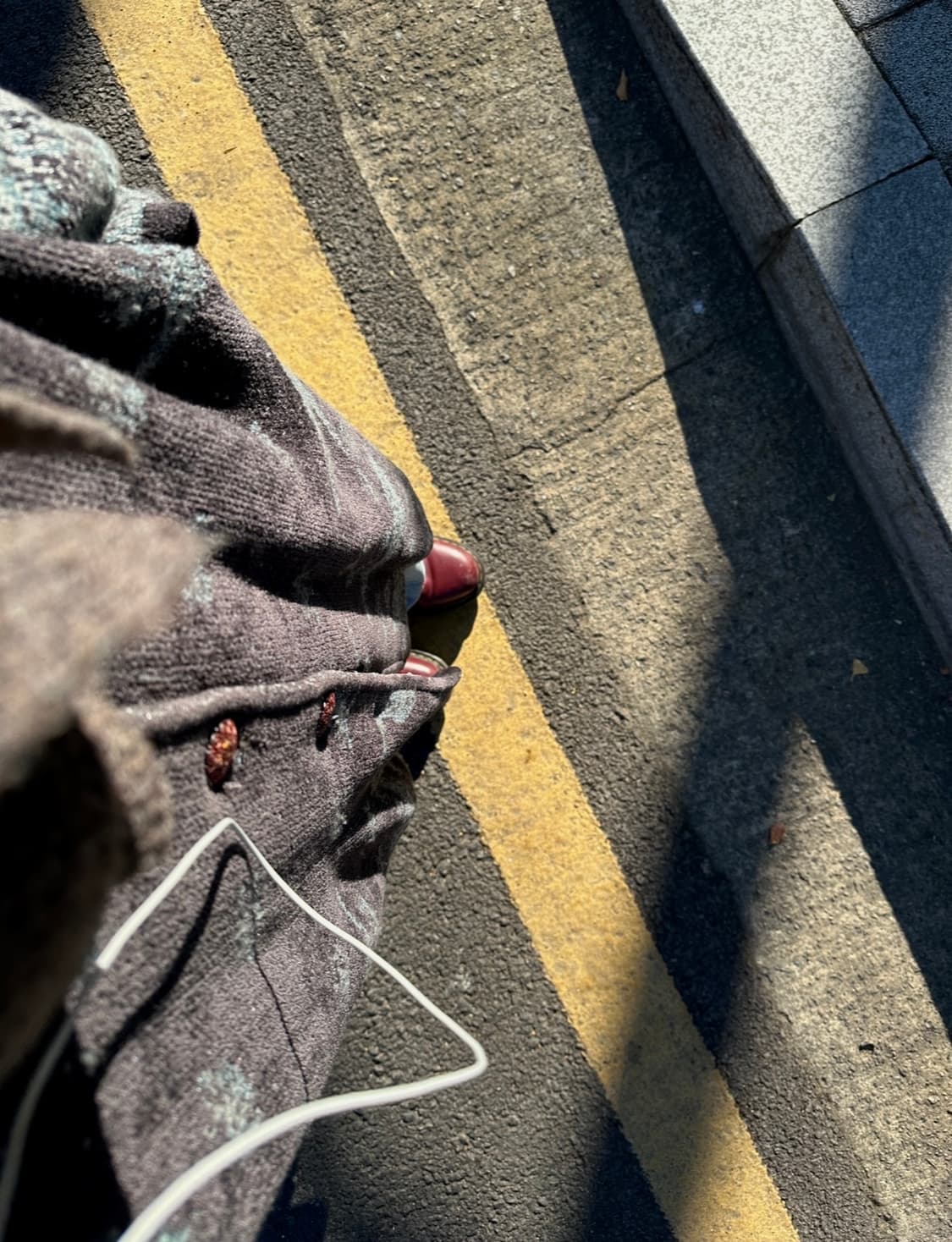 vintage knitted long coat 상품이미지5