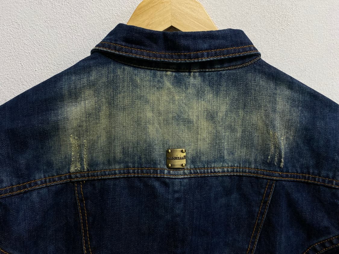 디스퀘어드 워시드 [DSQUARED] 데님자켓 L  상품이미지6