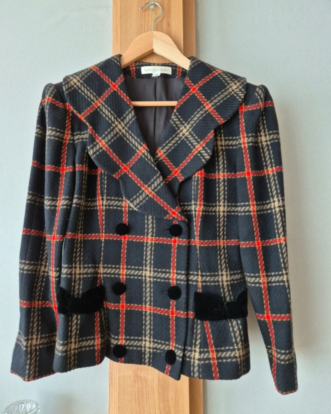 체크 자켓(100% wool) 상품이미지1
