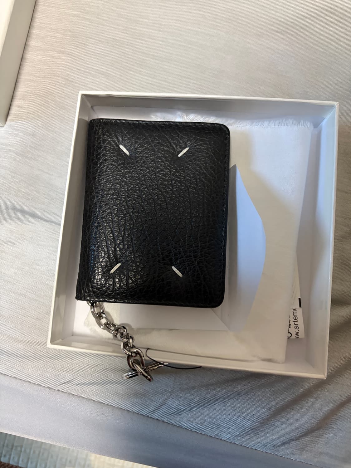 메종 마르지엘라 키링 지갑 블랙 상품이미지1