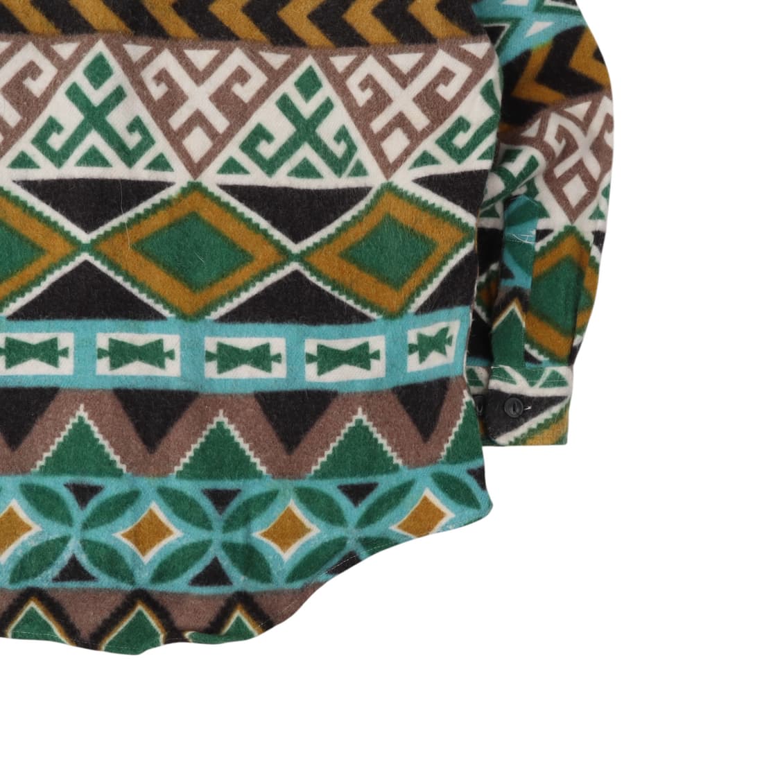 90s 아즈텍 자메이카 플리스 셔츠 상품이미지7