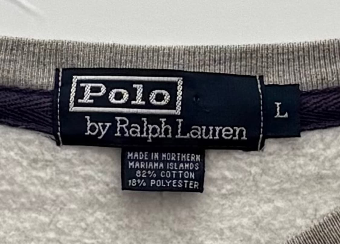 Polo 폴로랄프로렌 그레이 풀오버 맨투맨  상품이미지4