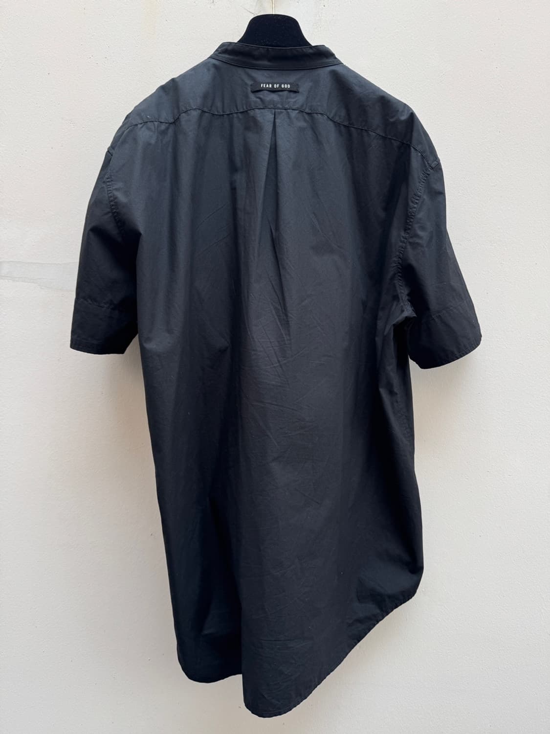 피어오브갓 6th 헨리넥 반팔 셔츠 블랙 8th 7th 이터널  FOG  상품이미지4