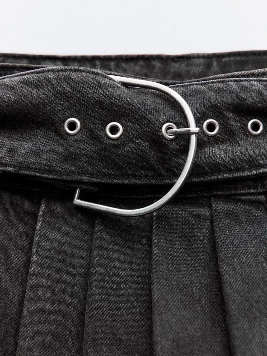 Zara 버클 데님 스커트팬츠 상품이미지4