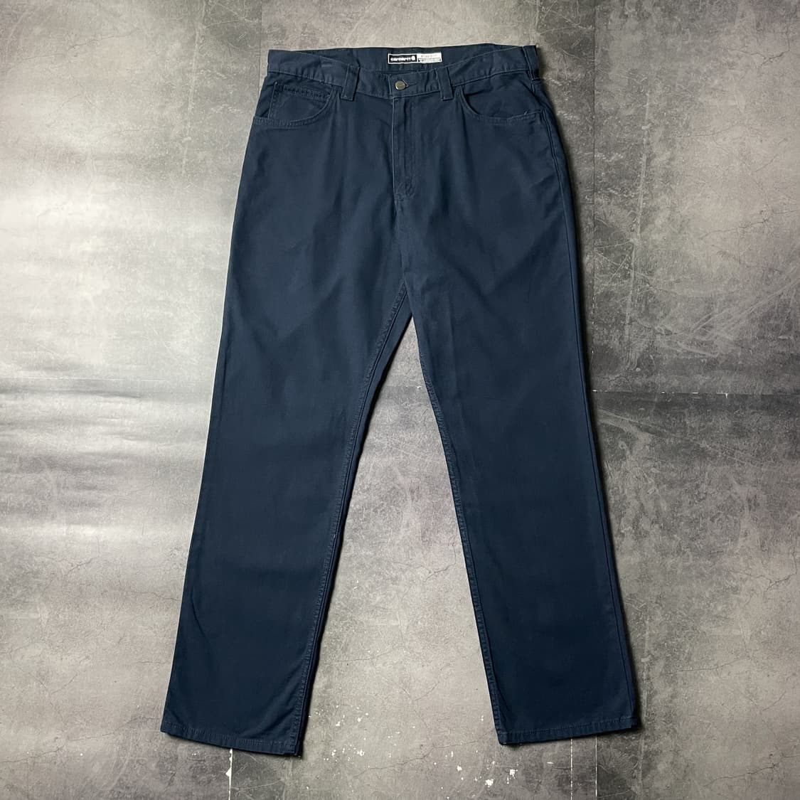 CARHARTT 칼하트 네이비 유틸리티 워크 팬츠 A01065 상품이미지1