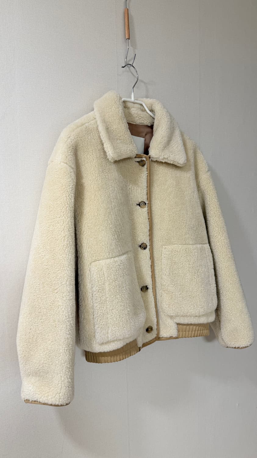 던스트 dunst 시어링 블루종 자켓 내추럴 정가 299,000원 M 상품이미지4