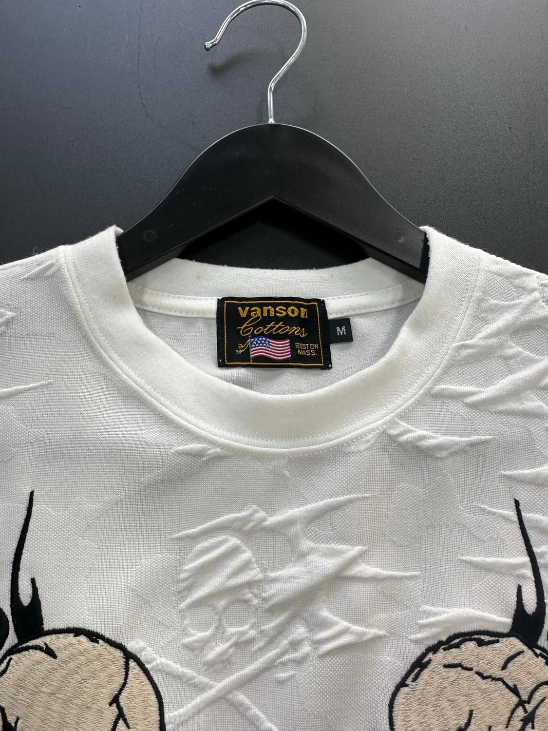 벤슨 Boston Mass 엠보 스컬자수 롱슬리브 긴팔티 상품이미지7