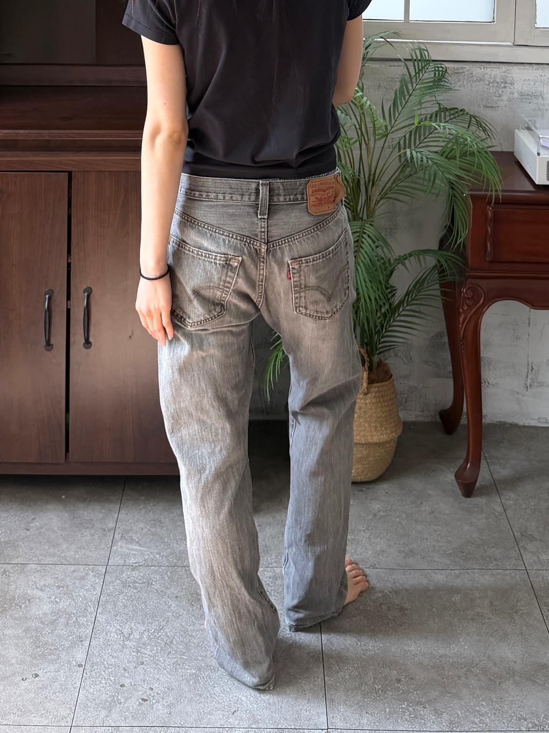 리바이스 501 흑청 상품이미지5