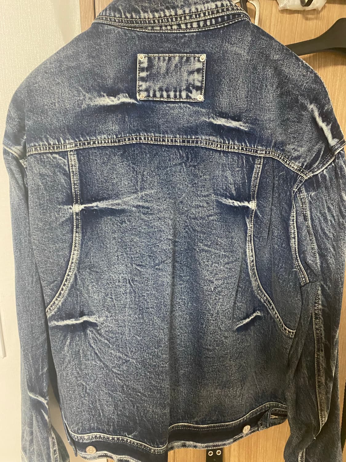 PINCH WIND DENIM TRUCKER BLUE 상품이미지2