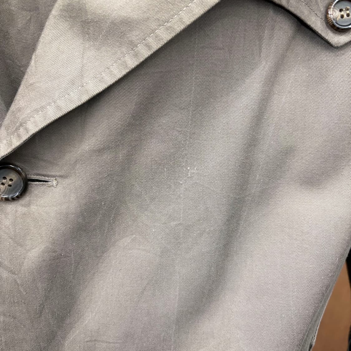 크리스찬 디올 더블 트렌치 코트 버건디 울 안감 허리 벨트 디테일 브라운 상품이미지9