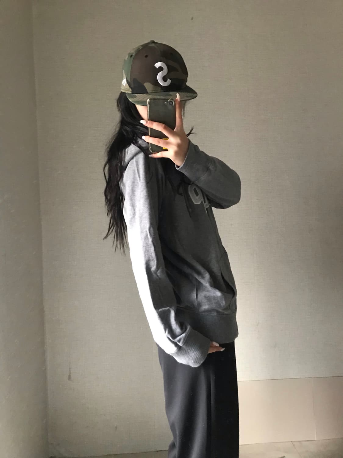 갭 그레이 후드집업 상품이미지4