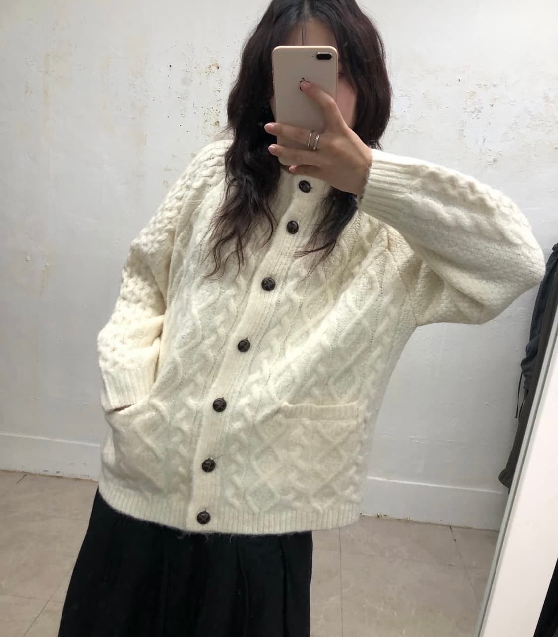 [새상품] 빈티지 피셔맨 가디건, 모리걸, 러블리 상품이미지4