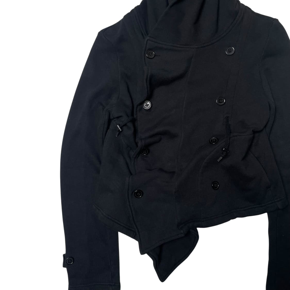 Gomme 셔링 언밸런스 후드 자켓 상품이미지4