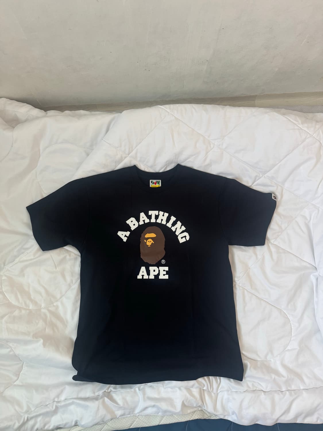 베이프 컬리지 로고 반팔 상품이미지2