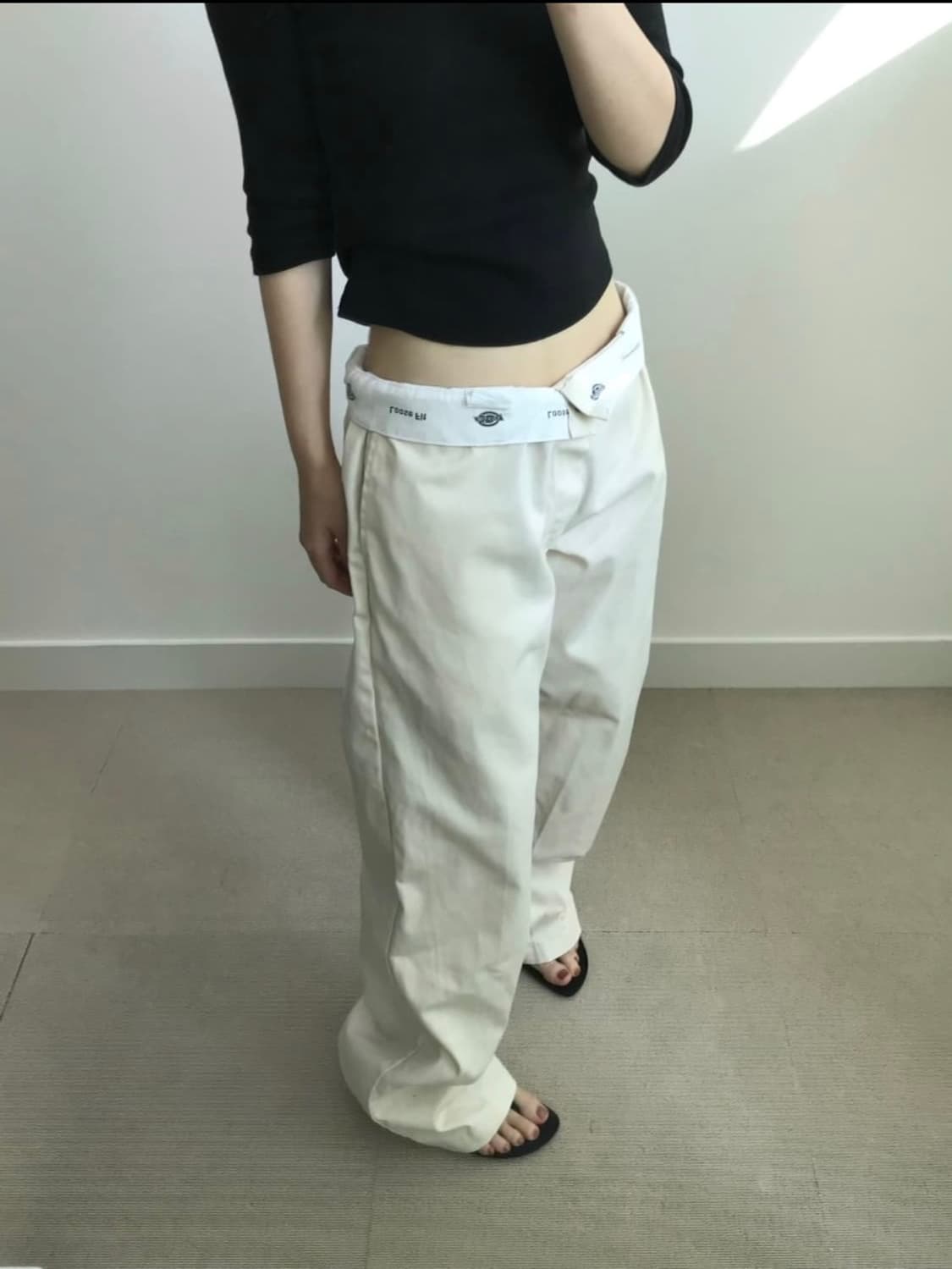 디키즈 852 아이보리 코튼팬츠 상품이미지1