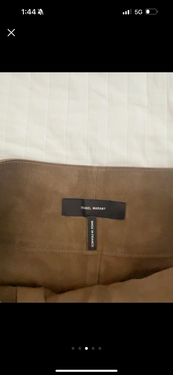Isabel marant 이자벨마랑 쇼피스 스웨이드 미니스커트 상품이미지5