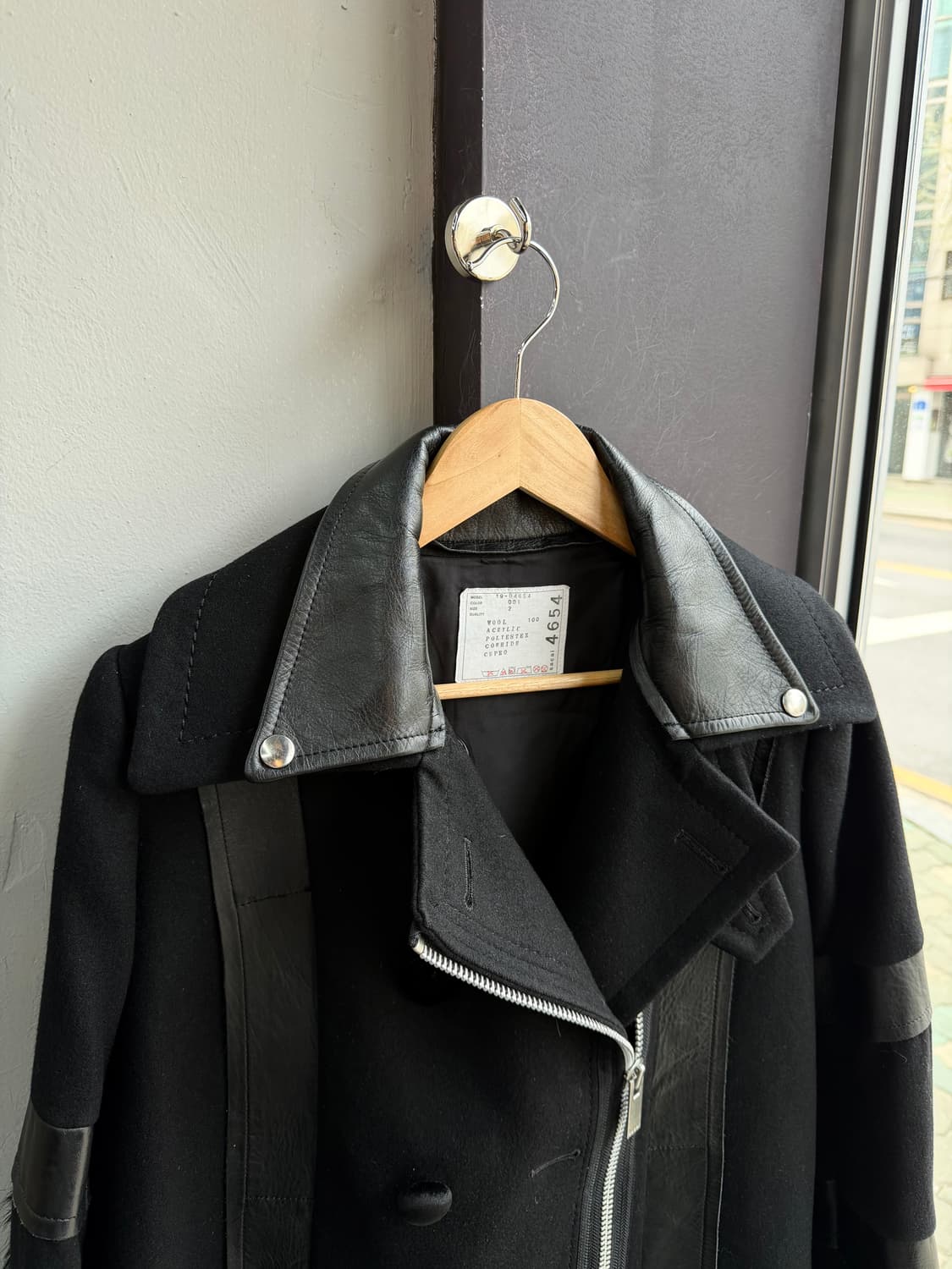 2/ 사카이 19FW 울 앤 퍼 피코트 자켓 상품이미지4