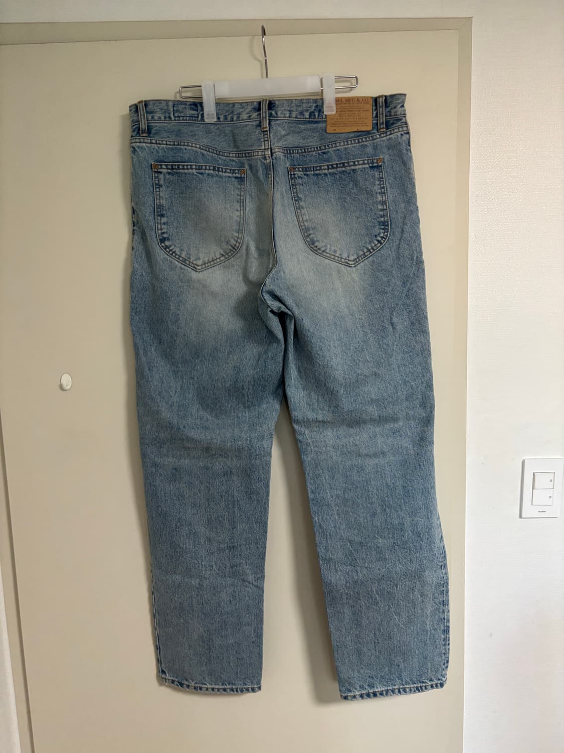 데밀 할리우드 슬림 데님 연청 상품이미지2