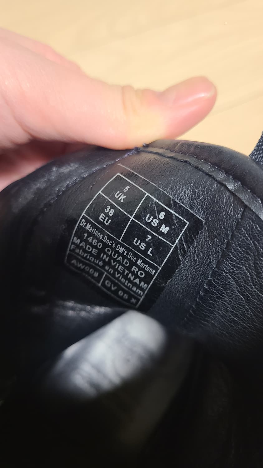 닥터마틴 x 릭 오웬스 1460 RO 쿼드 상품이미지4