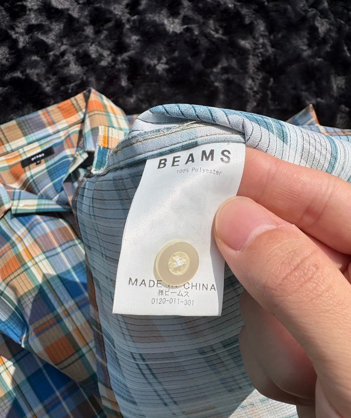 (M)빔즈 체크 셔츠 상품이미지4