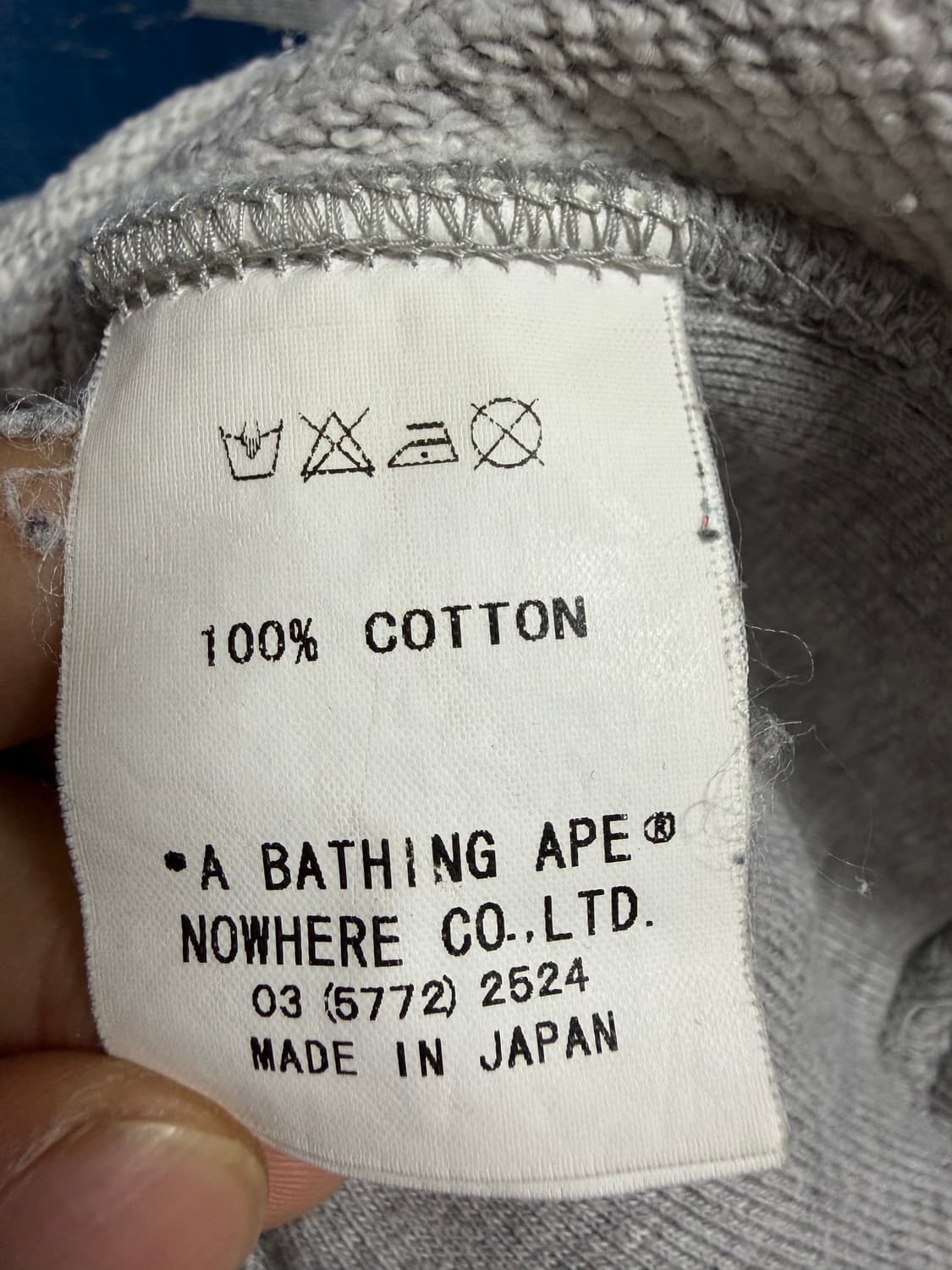 베이프 OG 로고 맨투맨 상품이미지4