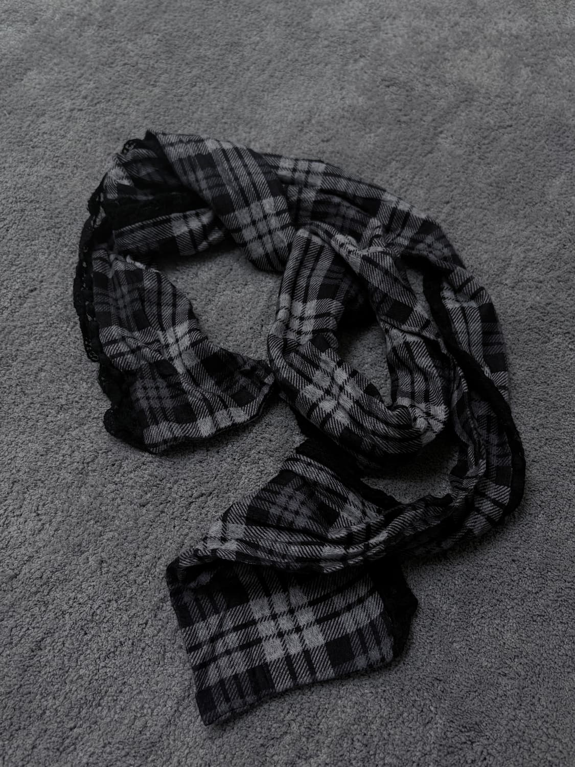 Vintage V-kei,punk mood flannel muffler 상품이미지1