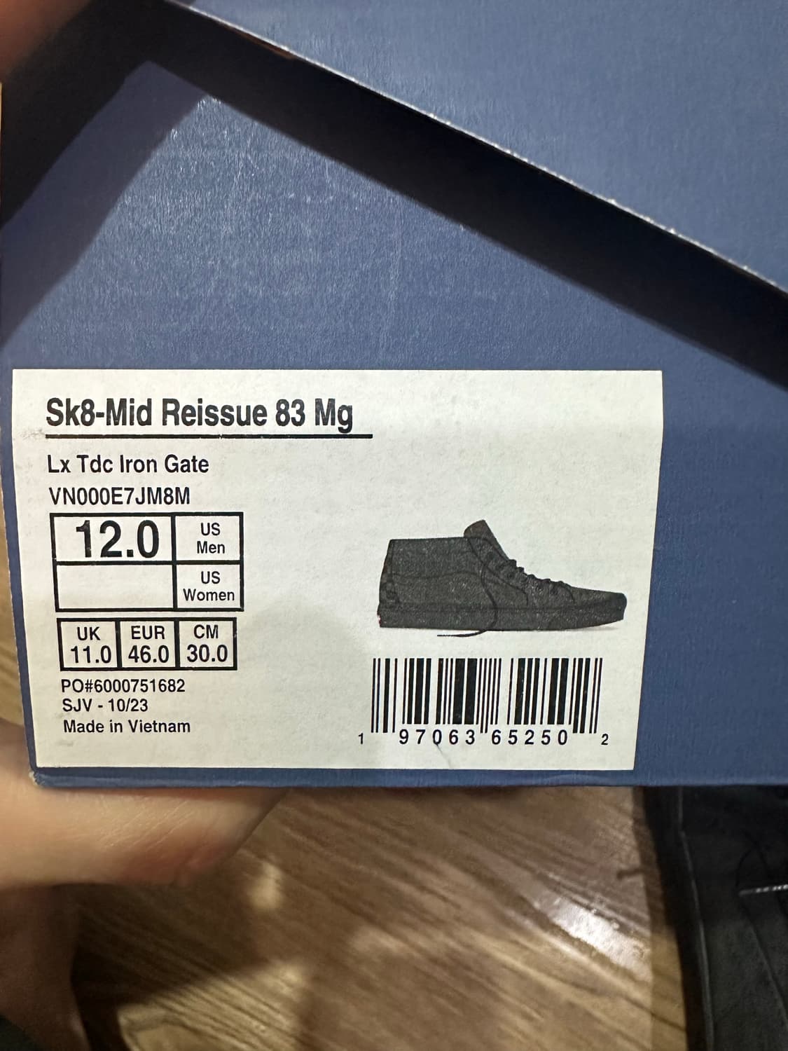 (새상품)반스 스케이트 미드 TDC 컬렉션 300사이즈 상품이미지6