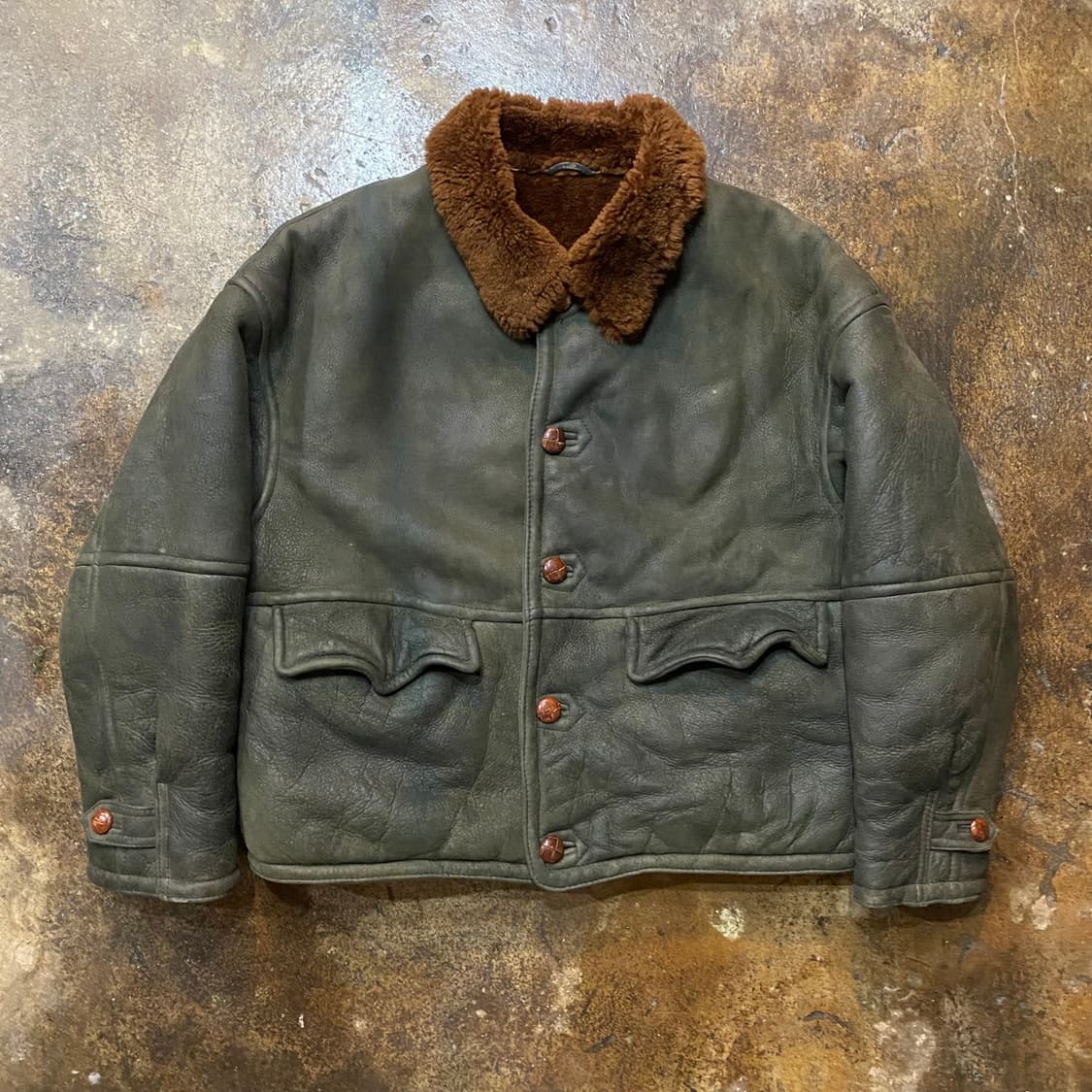 (M) 90s DEZERT 무스탕 자켓 상품이미지1