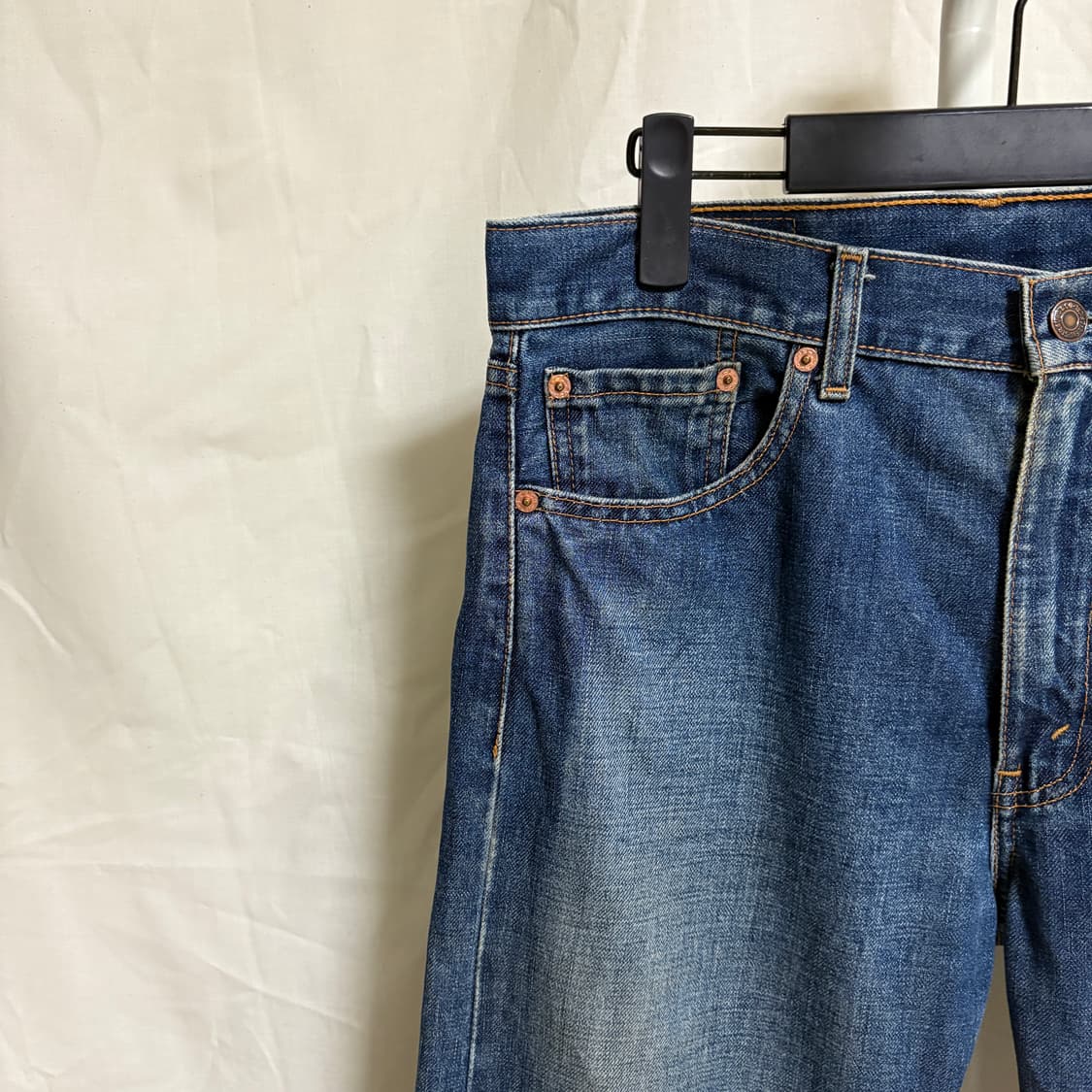 리바이스 505 레귤러 스트레이트 데님팬츠 / W32, L34 상품이미지4
