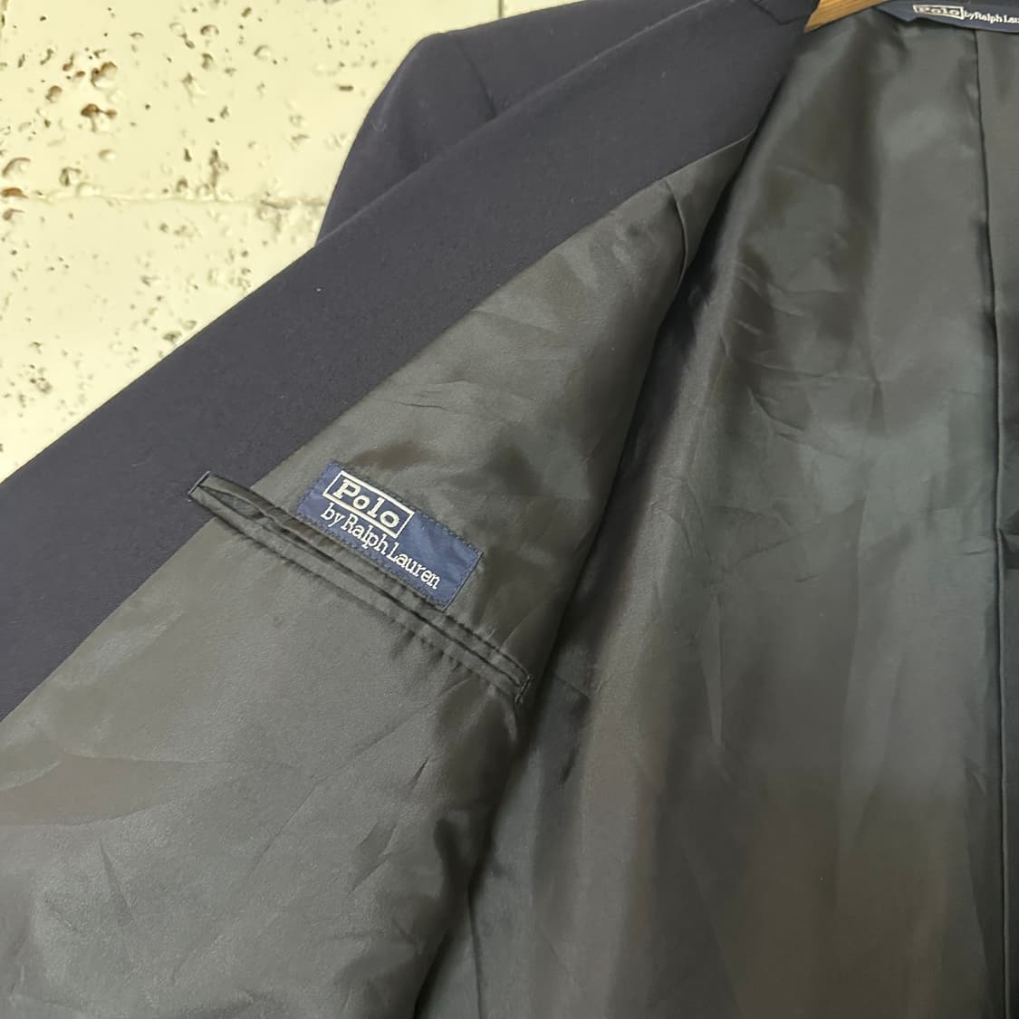 95 폴로 랄프로렌 금장 더블 블레이저 네이비 상품이미지5