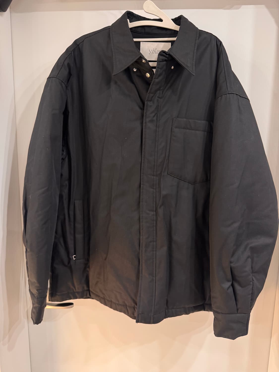 Yiyae 이예 셔츠 패딩 자켓 블랙 m 상품이미지1