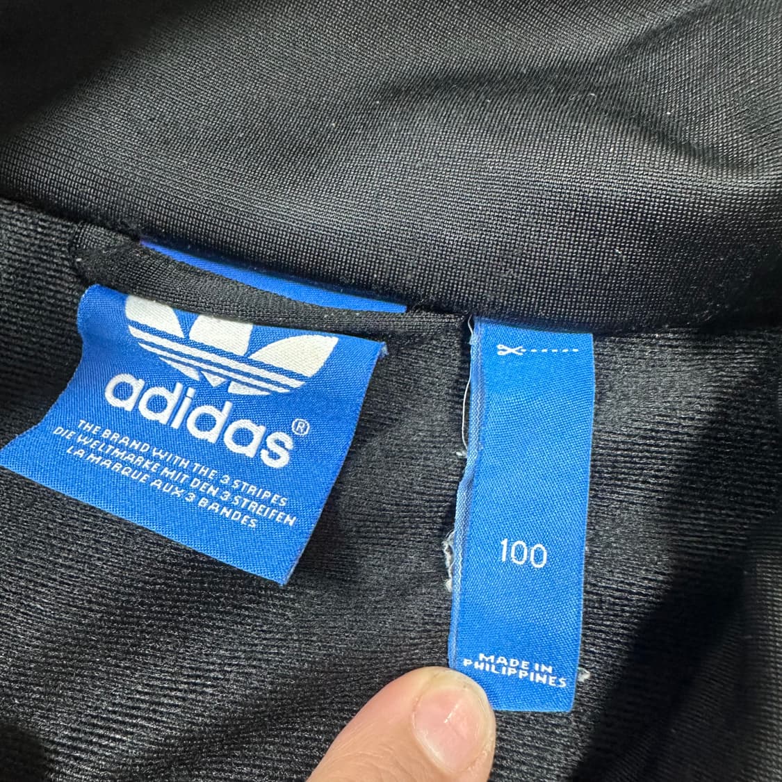 ✨ (바배) 아디다스 구 파이어버드 블랙 트랙탑 져지  상품이미지3