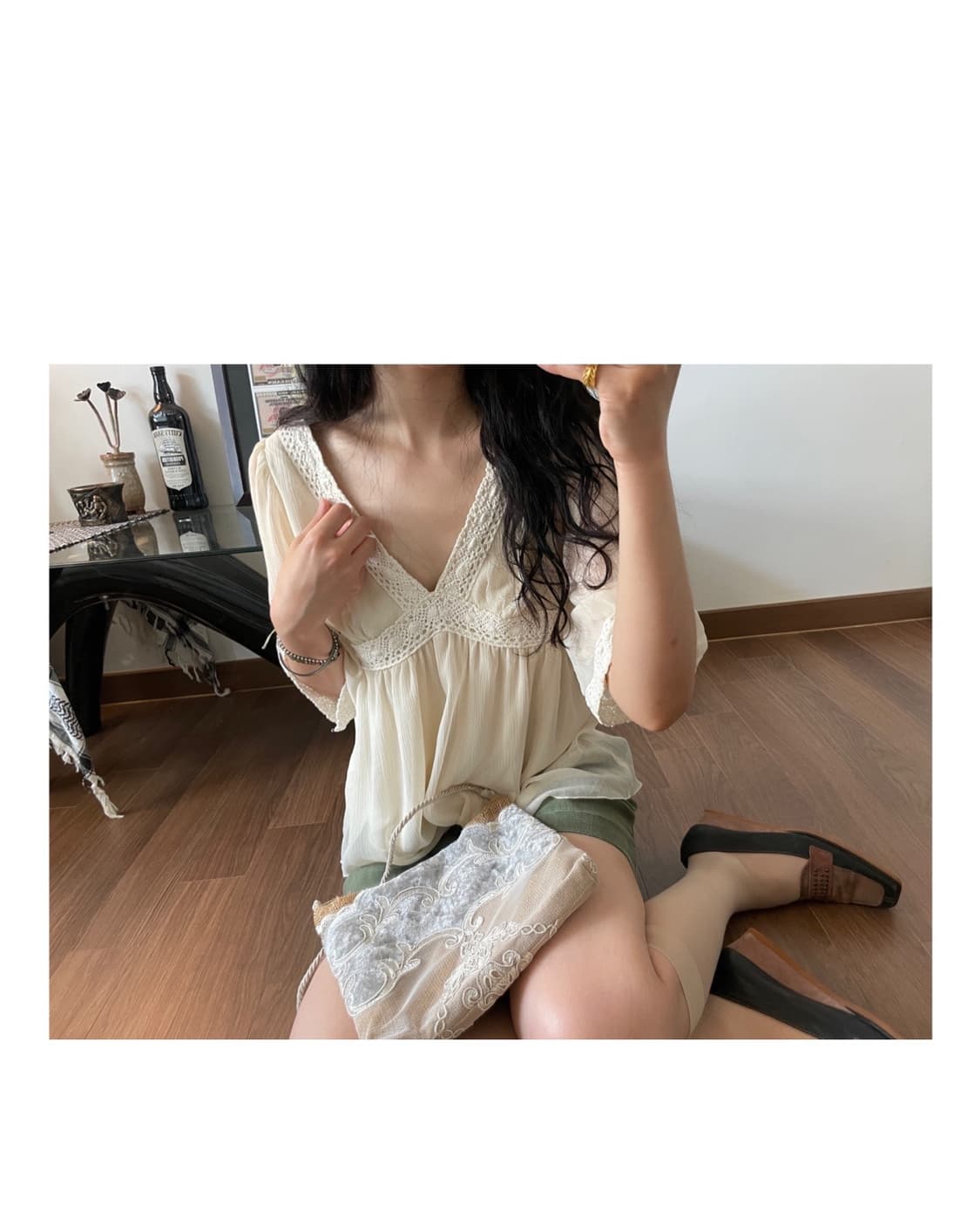 chiffon blouse 상품이미지3