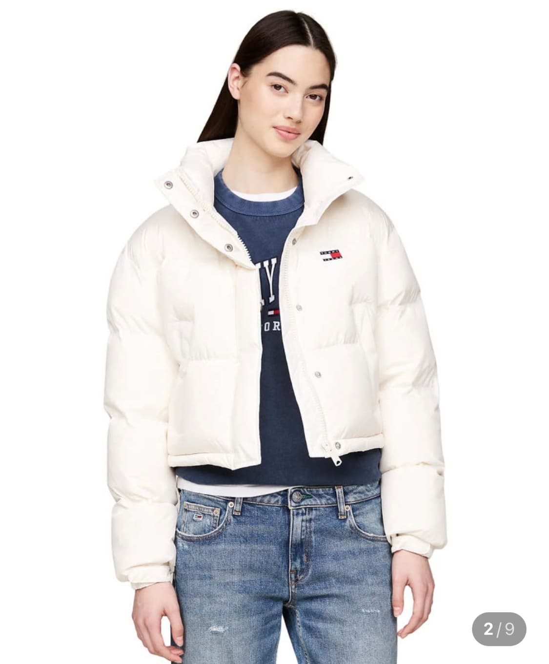 타미진스 알래스카 백플래그 크롭 숏패딩 상품이미지1