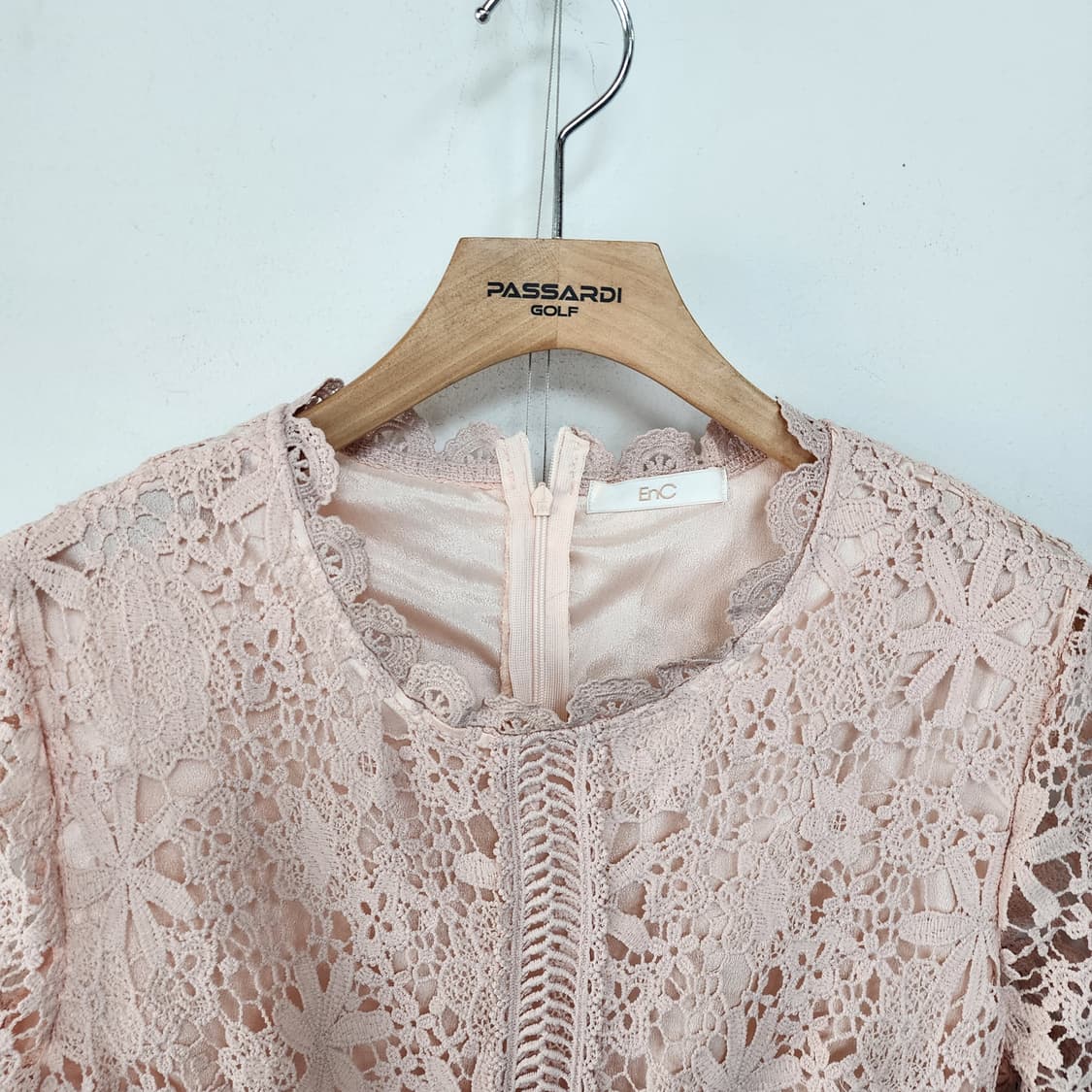 ENC 핑크 레이스 원피스 상품이미지2