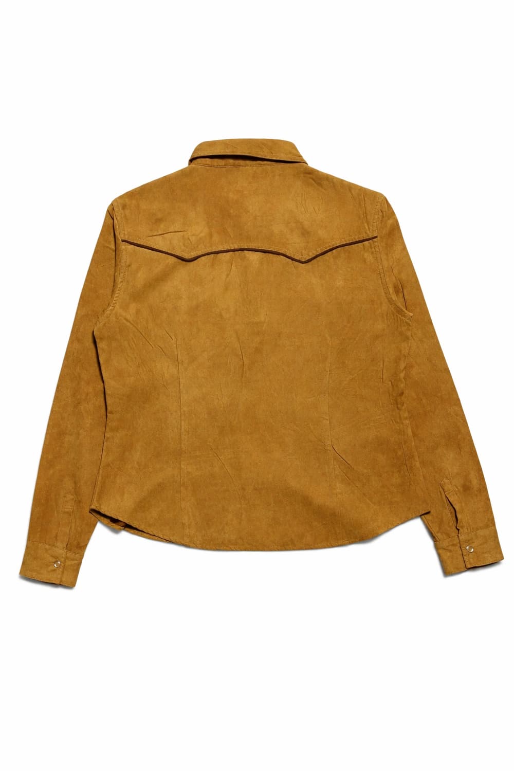 JPN 00s 일본 빈티지 Y2K 모리걸스웨이드 웨스턴 자수 패턴 셔츠 상품이미지2