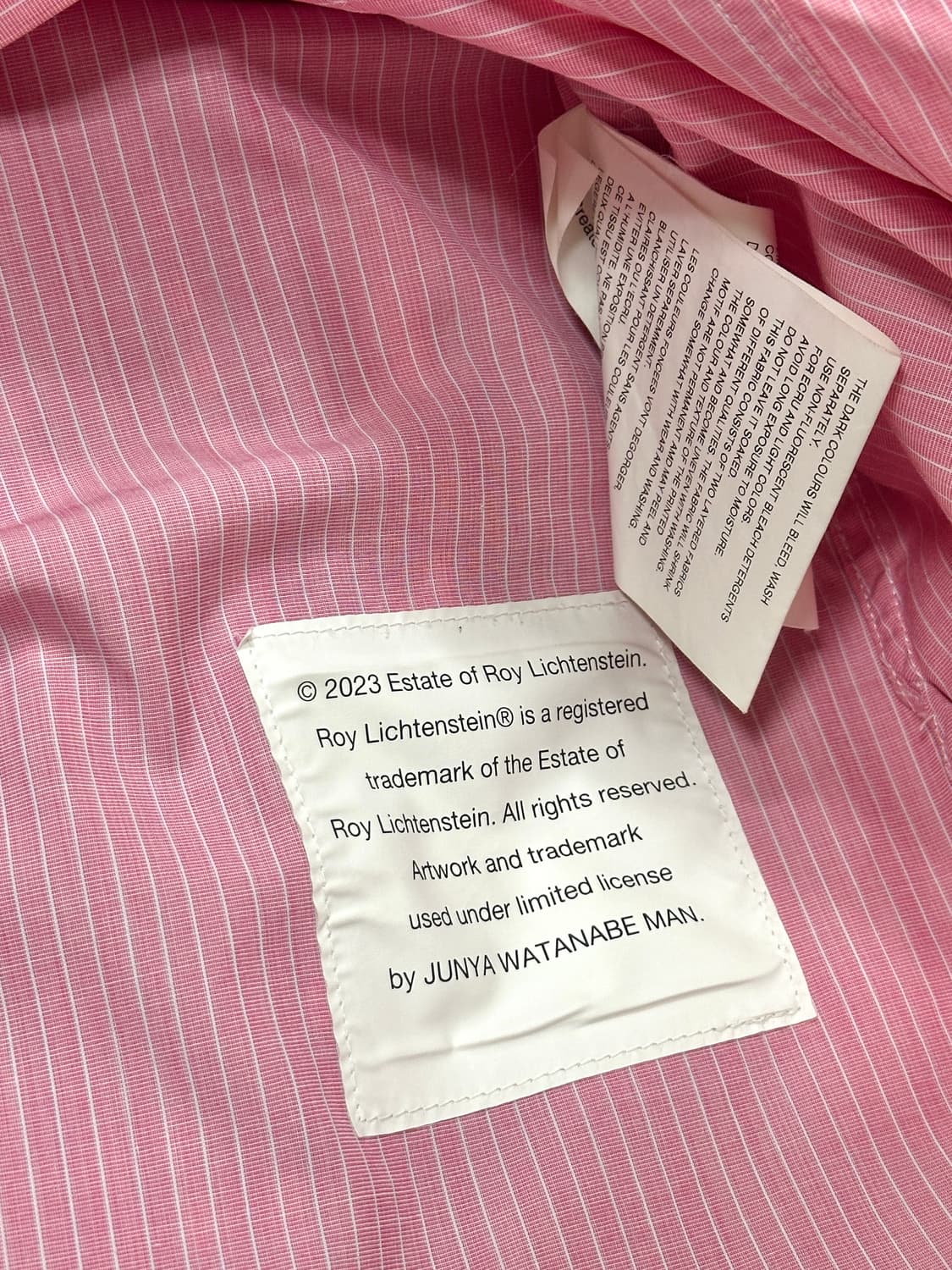 꼼데가르송 준야와타나베 로이 리히텐슈타인 패치워크 셔츠 상품이미지9