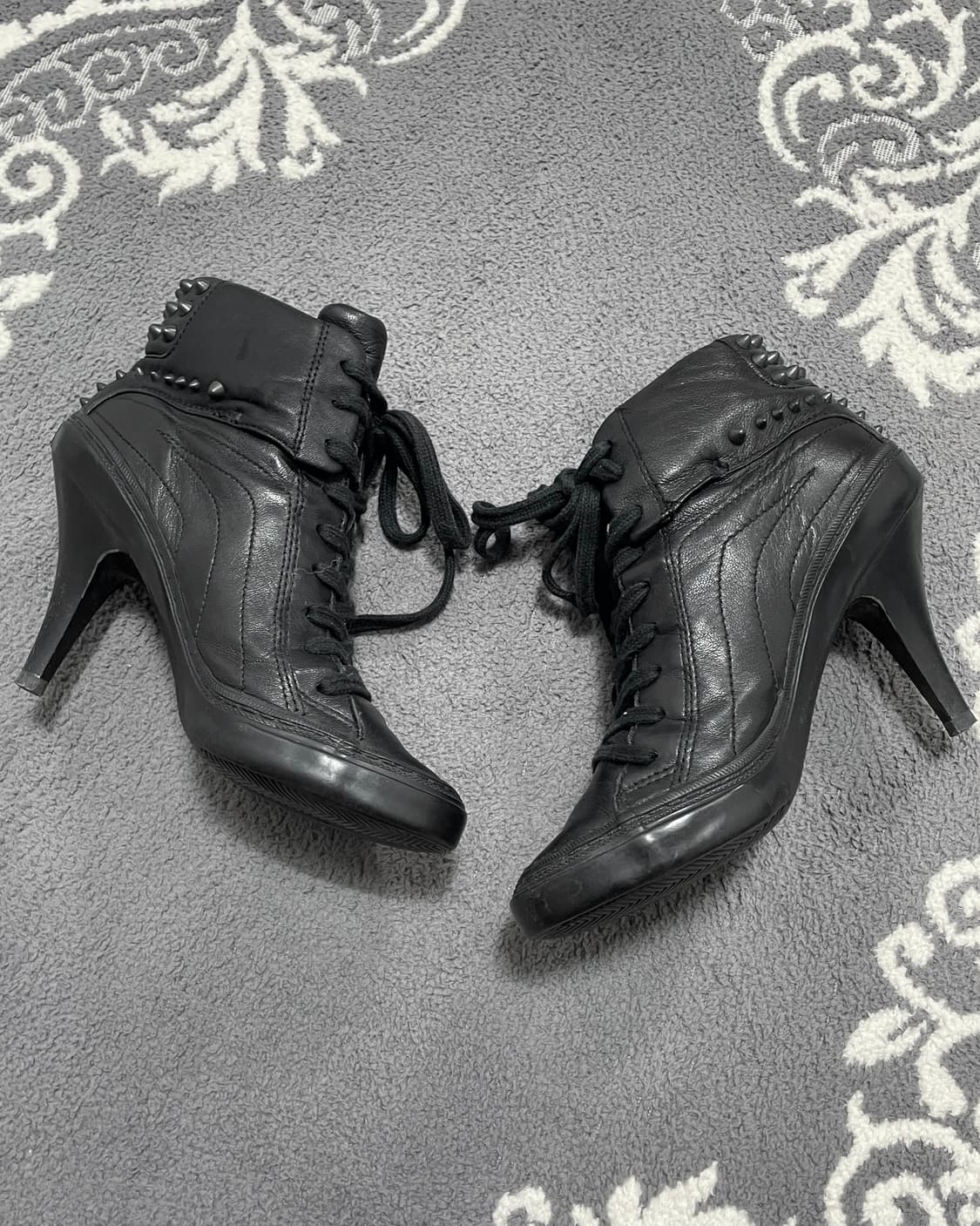 Ash Black Studded Heel Sneakers Black 상품이미지3