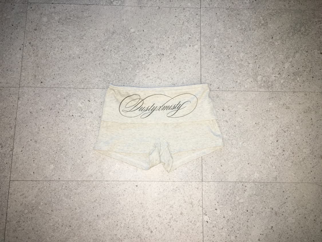 Gray Lettering Shorts mom 상품이미지2