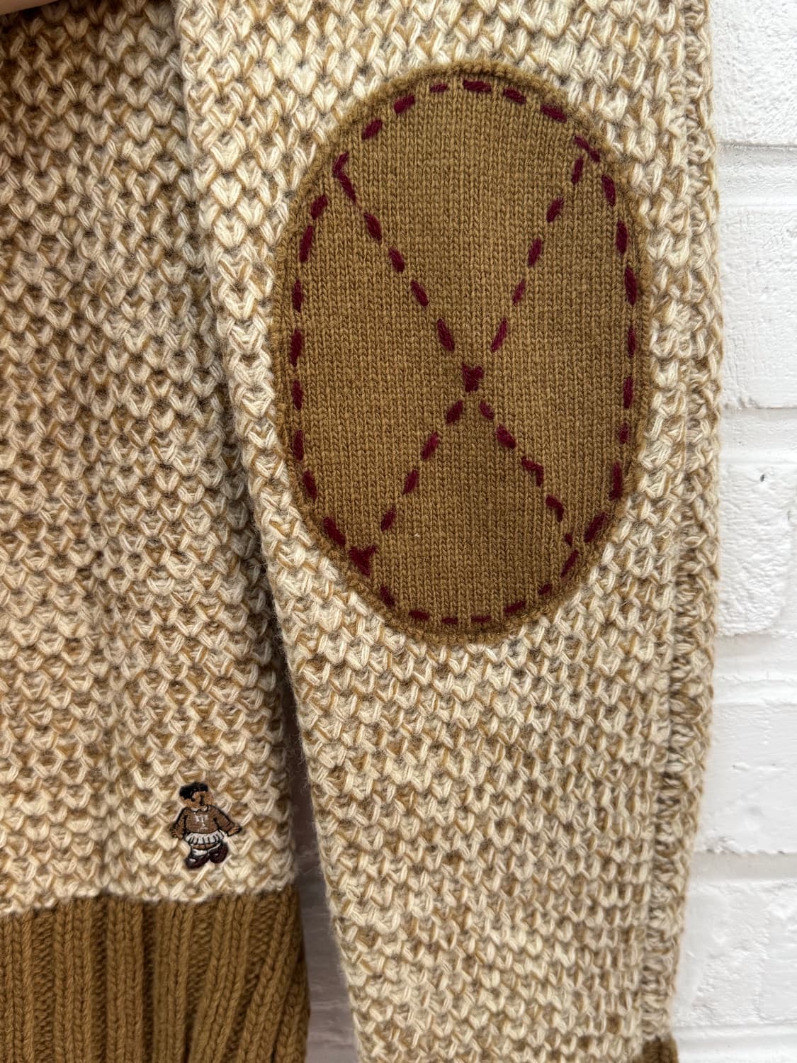 티니위니 베이지 모혼방 니트  상품이미지5