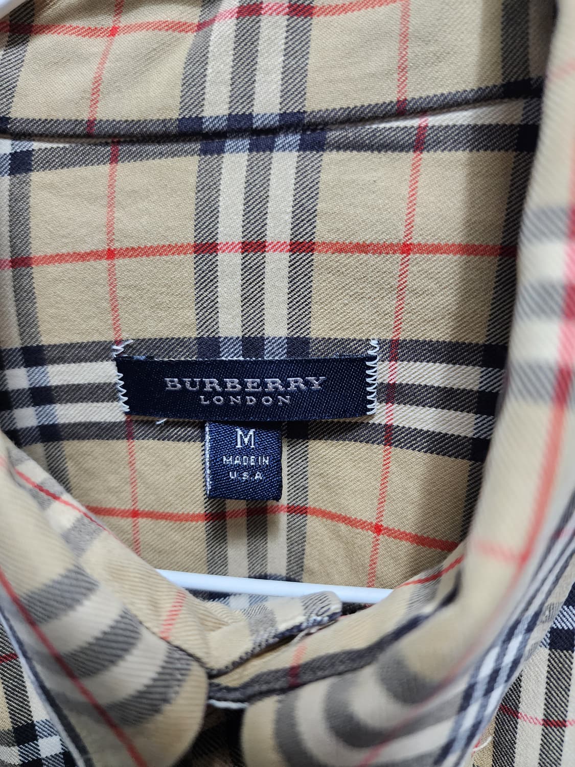 버버리 노바체크 클래식 셔츠 (usa made) 상품이미지7