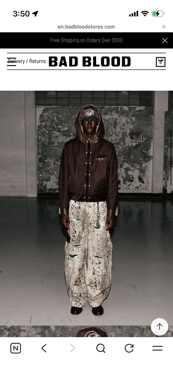 Viper91 Contrast Hooded Blouson 상품이미지5