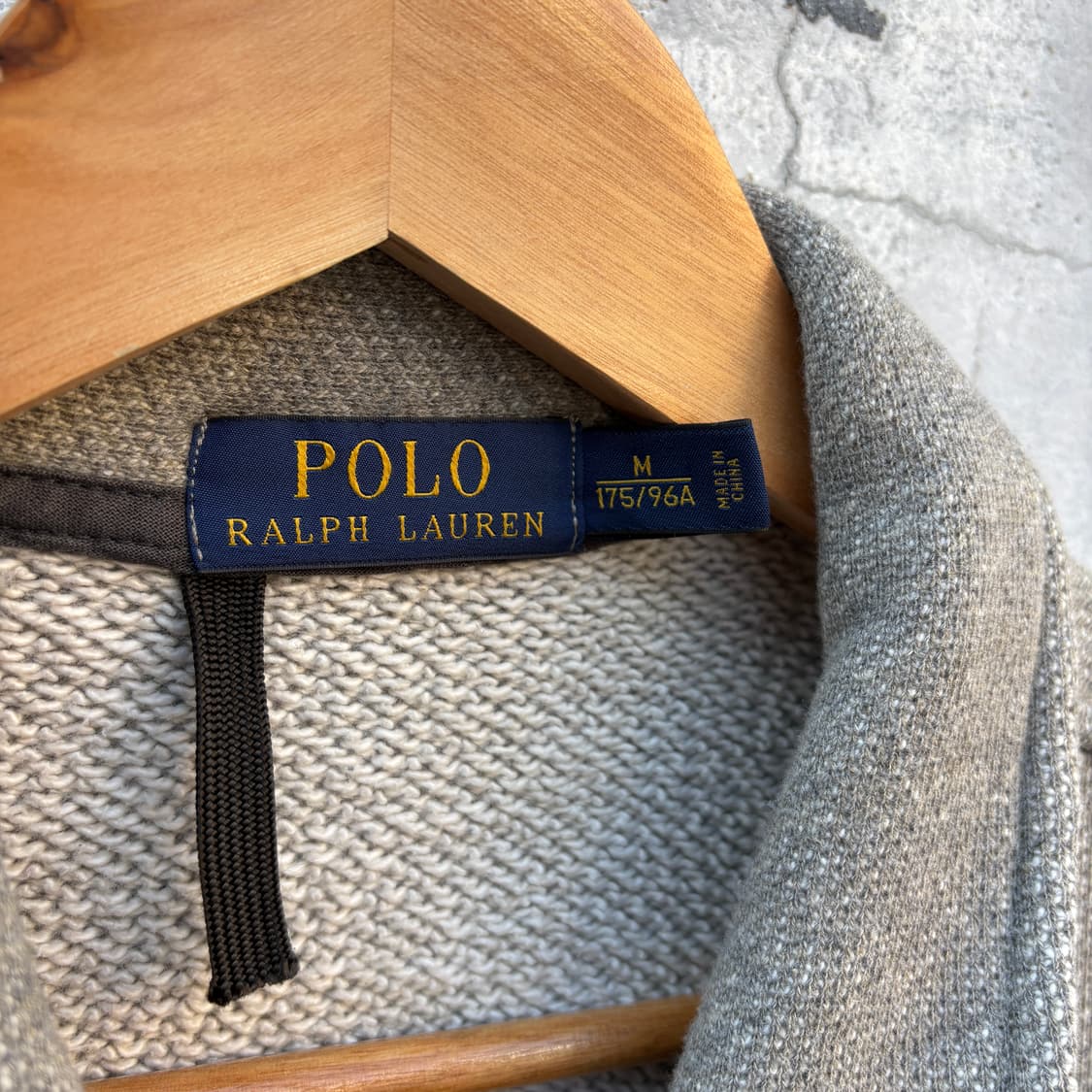 Polo 폴로 코튼 니트 바시티 자켓 상품이미지3