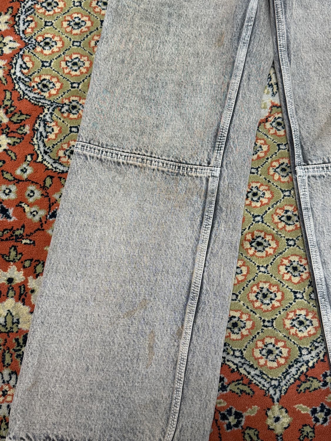 메종미네드 워싱 그레이 카펜터 데님 팬츠 46 상품이미지5