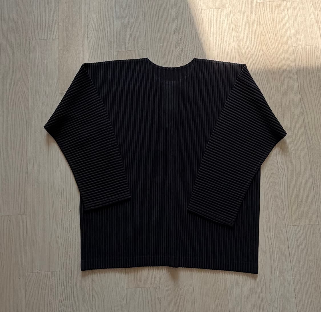 옴므플리세 긴팔 헨리넥 3사이즈 먼슬리 제품 상품이미지2