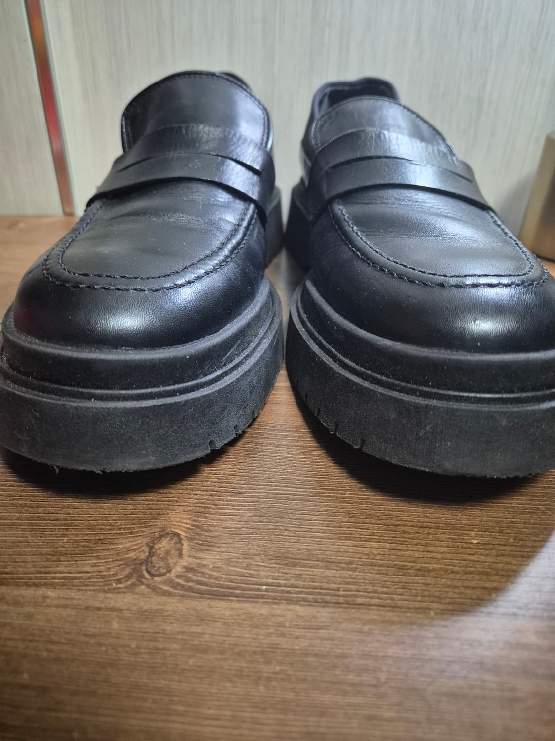 자라 남성 블랙 통굽 로퍼 43 상품이미지2