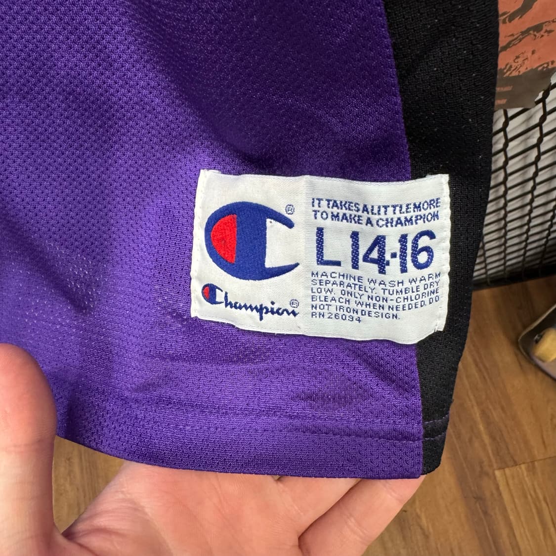 00s 챔피온 X NBA 토론토 랩터스 레플리카 유스 저지 퍼플 상품이미지7