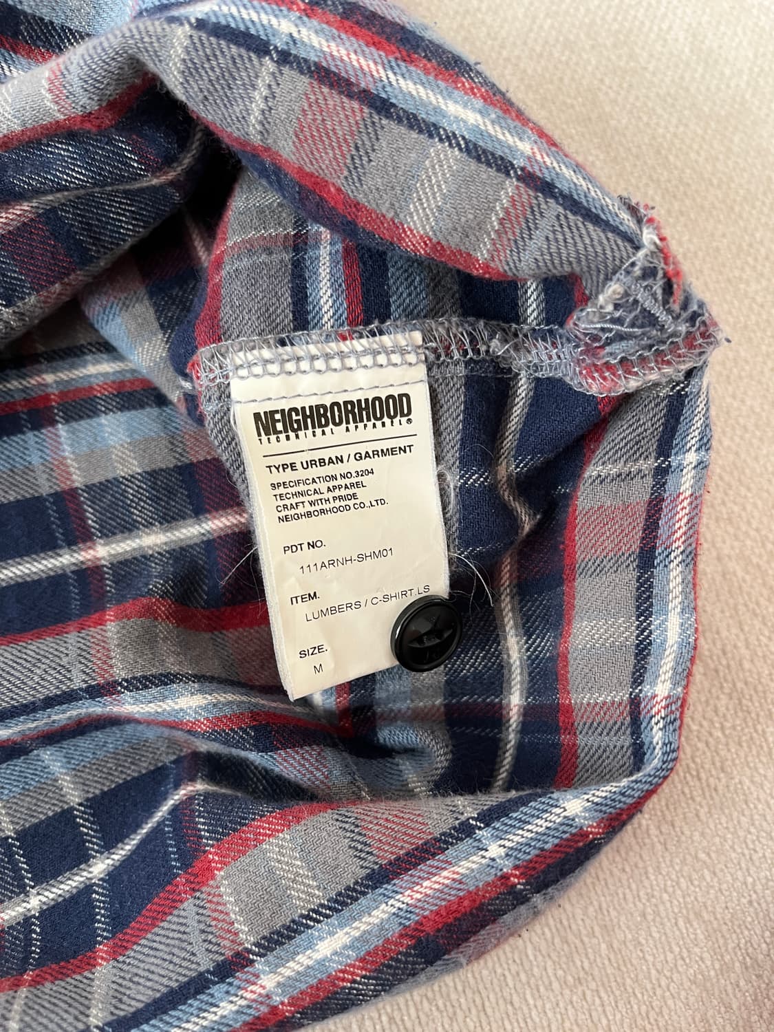 네이버후드 11fw 럼버 셔츠 상품이미지4